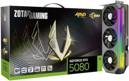 Zotac GAMING GeForce RTX 5080 AMP Extreme INFINITY NVIDIA 16 GB GDDR7