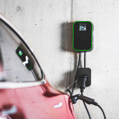 Green Cell EV15RFID Επιτοίχιος Τριφασικός Σταθμός Φόρτισης 22kW με Ενσωματωμένο Καλώδιο Type 2
