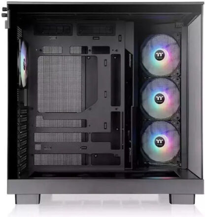 Thermaltake View 380 XL TG ARGB Gaming Midi Tower Κουτί Υπολογιστή με Πλαϊνό Παράθυρο Μαύρο