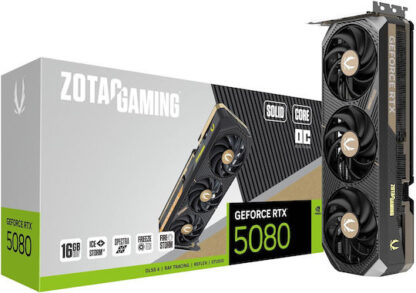 Zotac GAMING GeForce RTX 5080 SOLID CORE OC NVIDIA 16 GB GDDR7