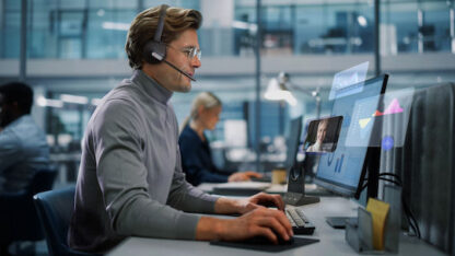 Yealink VOIP Headset (WH64-DUAL-TEAMS)
