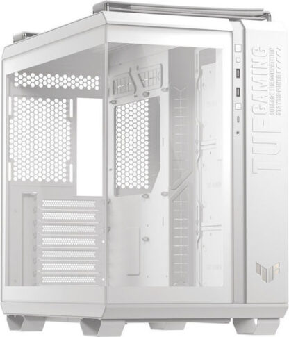 Asus TUF Gaming GT502 Horizon ARGB Midi Tower Κουτί Υπολογιστή με Πλαϊνό Παράθυρο White Edition
