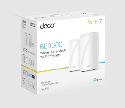 TP-LINK Deco BE65 BE9300 v1 WiFi Mesh Network Access Point Wi‑Fi 7 Single Band (2.4GHz) σε Διπλό Kit