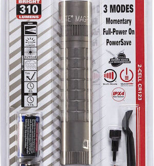 Maglite Φακός LED Αδιάβροχος IPX4 με Μέγιστη Φωτεινότητα 625lm ML300LX Μαύρο Κωδικός: 30-05-0033