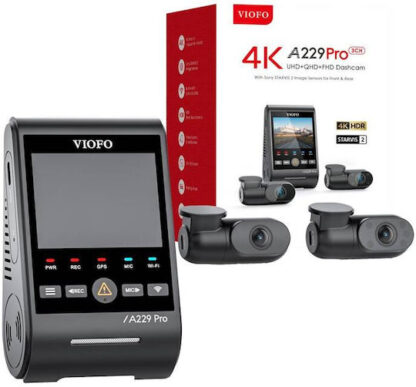 VIOFO A229 Pro 3CH-G GPS - Video recorder