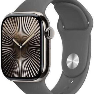 Apple Watch Series 10 GPS + Cellular, Cassa 42 mm in titanio naturale con Cinturino Sport