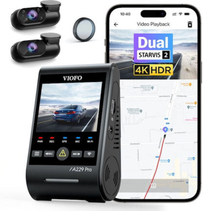 VIOFO A229 Pro 3CH-G GPS - Video recorder