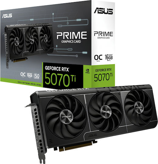 ASUS Prime -RTX5070TI-O16G NVIDIA GeForce RTX 5070 Ti 16 GB GDDR7 ASUS Prime -RTX5070TI-O16G NVIDIA GeForce RTX 5070 Ti 16 GB GDDR7