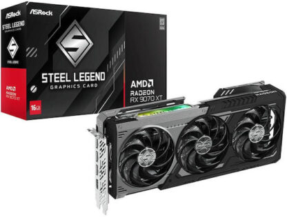 Karta graf. Asrock RX9070XT Steel Legend Dark 16GB