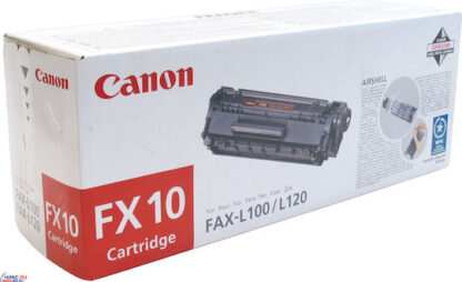Canon FX-10 Γνήσιο Toner Laser Εκτυπωτή Μαύρο 2000 Σελίδων (0263B002)