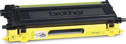 Brother TN-135Y Γνήσιο Toner Laser Εκτυπωτή Κίτρινο High Capacity 4000 Σελίδων (TN-135Y)