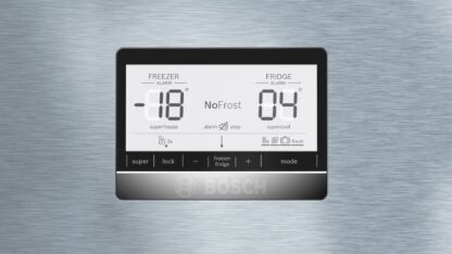 Bosch Serie 6 KGN86AIDR fridge-freezer Freestanding 631 L D Stainless steel