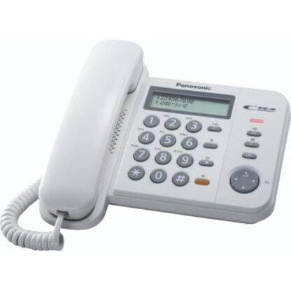 Ενσύρματο Τηλέφωνο Panasonic KX-TS580EX1W