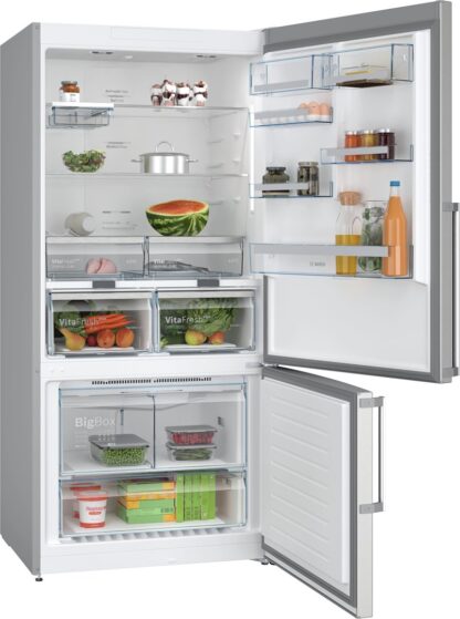 Bosch Serie 6 KGN86AIDR fridge-freezer Freestanding 631 L D Stainless steel