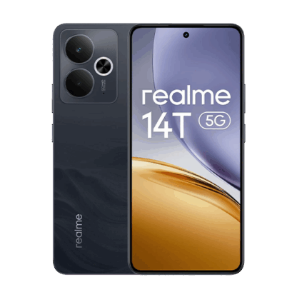 Realme 14T 5G Dual Sim 8GB RAM 256GB - Obsidian Black