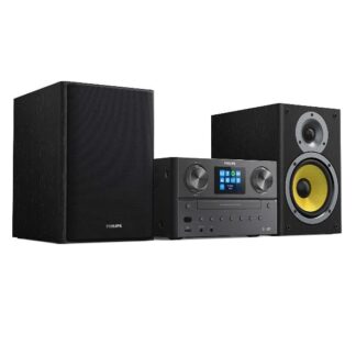 Philips Ηχοσύστημα 2.0 TAM8905 TAM8905/10 100W με CD Player και Bluetooth Μαύρο