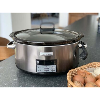 Crock-Pot Ηλεκτρική Γάστρα 350W με Χωρητικότητα 7.5lt Ασημί
