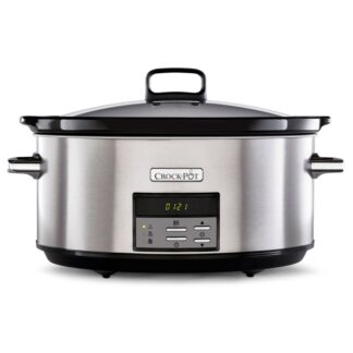 Crock-Pot Ηλεκτρική Γάστρα 350W με Χωρητικότητα 7.5lt Ασημί