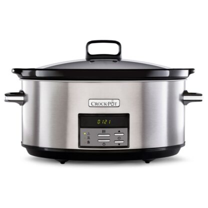 Crock-Pot Ηλεκτρική Γάστρα 350W με Χωρητικότητα 7.5lt Ασημί