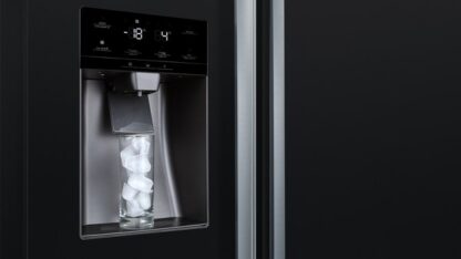 Ψυγείο side-by-side Bosch Serie 6 KAD93ABEP Ελεύθερης τοποθέτησης 562 L Ε Μαύρο