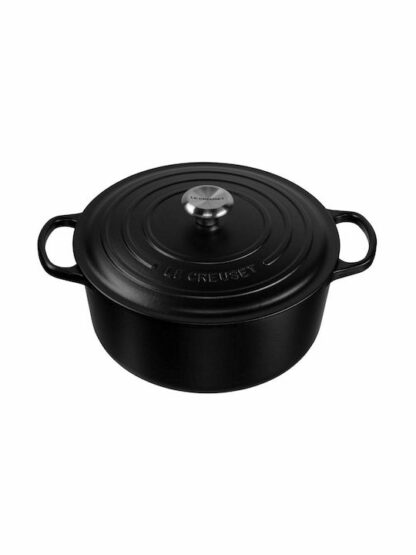 Le Creuset Signature Roaster round 28cm black Schwarz (21177280000430)