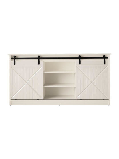 Μπουφές Granero Ξύλινος White 160x35x80cm