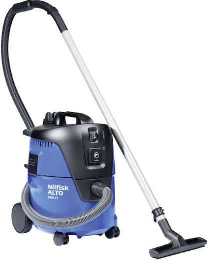 Nilfisk Aero 21-21 PC Σκούπα Υγρών / Στερεών 1250W με Πλαστικό Κάδο 20lt