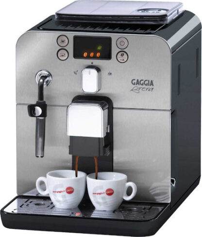 Gaggia Brera Αυτόματη Μηχανή Espresso 1400W Πίεσης 15bar με Μύλο Άλεσης Μαύρη