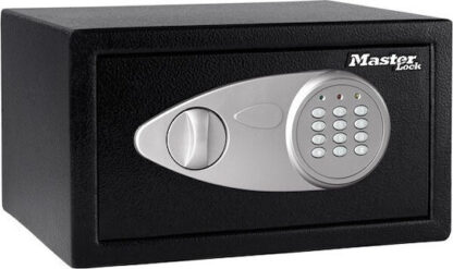 Master Lock X075ML Χρηματοκιβώτιο με Ψηφιακό Κλείδωμα και Κλειδί, Διαστάσεων Μ43xΠ37xΥ18cm με Βάρος 7.8kg