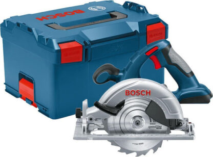 Bosch GKS 18 V-LI Professional Δισκοπρίονο 18V Solo με Ρύθμιση Ταχύτητας και με Σύστημα Αναρρόφησης