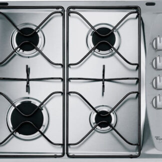 Whirlpool AKM 268/IX Εστία Υγραερίου Αυτόνομη Inox 58x50εκ. Ασημί