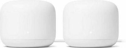 Google Nest Wifi Router+Pointr 2Pcs - White