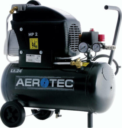 Aerotec 220-24 FC Μονοφασικό Κομπρεσέρ Αέρος με Ισχύ 2hp και Αεροφυλάκιο 24lt Κωδικός: 20088344