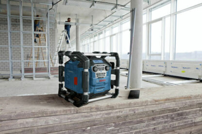 Bosch GPB 18V-5 C Επιτραπέζιο Ραδιόφωνο Επαναφορτιζόμενο με Bluetooth και USB Μπλε