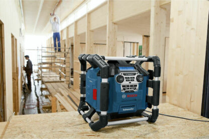 Bosch GPB 18V-5 C Επιτραπέζιο Ραδιόφωνο Επαναφορτιζόμενο με Bluetooth και USB Μπλε