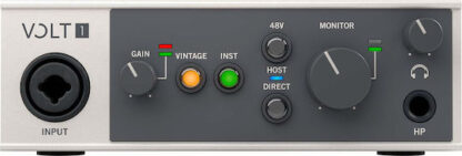 Universal Audio Εξωτερική Επαγγελματική Κάρτα Ήχου Volt 1 Συνδεσιμότητα USB