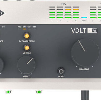 Universal Audio Εξωτερική Επαγγελματική Κάρτα Ήχου Volt 476 Συνδεσιμότητα USB