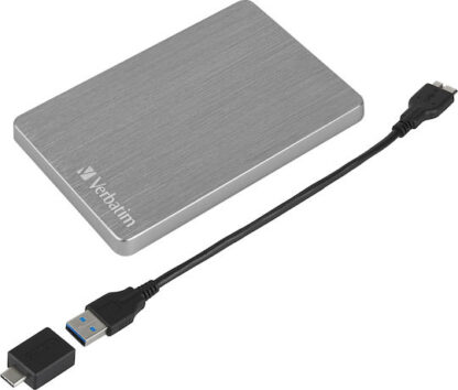 Verbatim Store 'n' Go ALU Slim USB 3.2 Εξωτερικός HDD 2TB 2.5" Γκρι