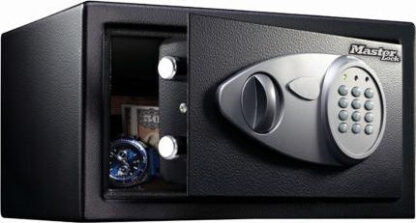 Master Lock X075ML Χρηματοκιβώτιο με Ψηφιακό Κλείδωμα και Κλειδί, Διαστάσεων Μ43xΠ37xΥ18cm με Βάρος 7.8kg