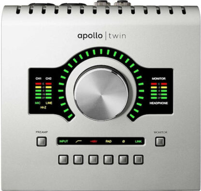 Universal Audio Εξωτερική Επαγγελματική Κάρτα Ήχου Apollo Twin Συνδεσιμότητα USB Heritage Edition