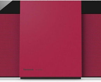 Panasonic Ηχοσύστημα 2.0 SC-HC304 SC-HC304EG-R 20W με CD Player και Bluetooth Κόκκινο