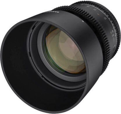 Samyang Full Frame Φωτογραφικός Φακός 85mm T1.5 VDSLR MK2 Cine Telephoto για Canon EF Mount Μαύρος