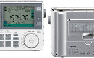 Sangean ATS-909X2 Φορητό Ραδιόφωνο Επαναφορτιζόμενο Λευκό