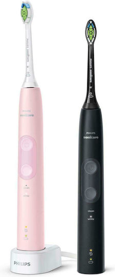 Philips Sonicare ProtectiveClean 4500 Ηλεκτρική Οδοντόβουρτσα με Αισθητήρα Πίεσης Ροζ