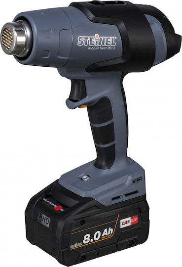 Steinel Mobile Heat MH5 Πιστόλι Θερμού Αέρα 18V 1x8Ah με Ρύθμιση Θερμοκρασίας εως και 500°C