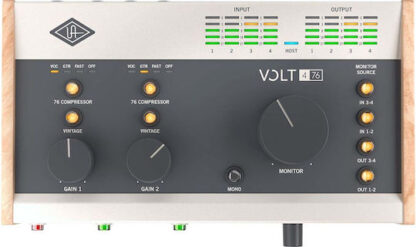 Universal Audio Εξωτερική Επαγγελματική Κάρτα Ήχου Volt 476P Συνδεσιμότητα USB για PC