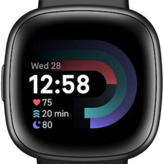 Apple Watch SE 2024 Cellular Aluminium 44mm Αδιάβροχο με eSIM και Παλμογράφο (Midnight Sport Band (M/L))