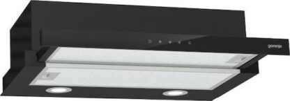 Gorenje TH64E4BG       black flat screen cooker hood, 60cm