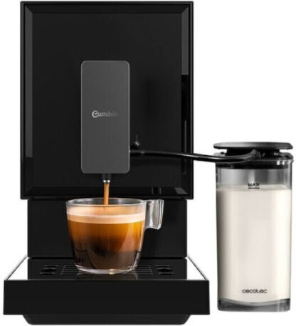 Cecotec Power Matic-ccino Cremma Αυτόματη Μηχανή Espresso 1470W Πίεσης 19bar για Cappuccino με Μύλο Άλεσης Μαύρη