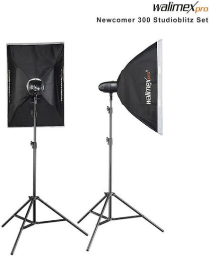 Walimex Pro Newcomer 300 II Set Double Kit Φωτισμού Κωδικός: 23376